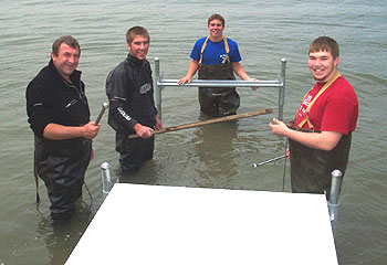 New Pier Installation, May 8th 2004