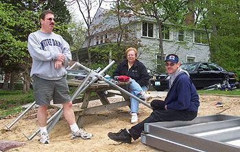 New Pier Installation, May 8th 2004