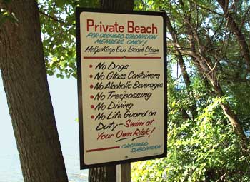 Private Beach